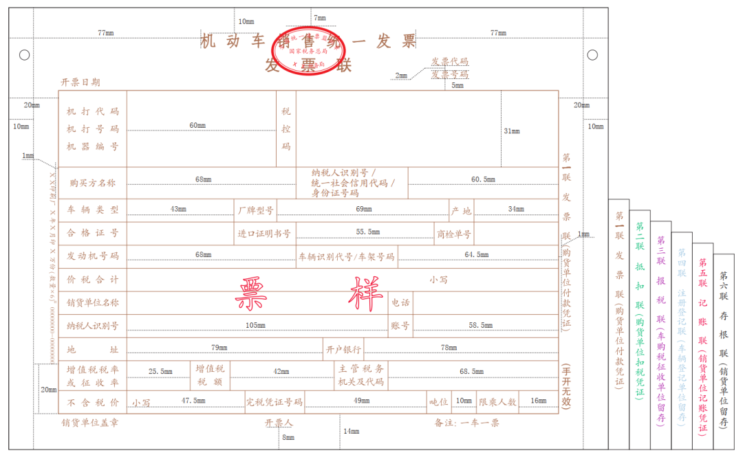 2021年最新版发票种类和样式含火车退票费定额